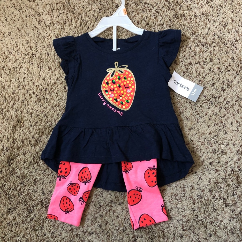 Infant Girls 2 piece outfit size